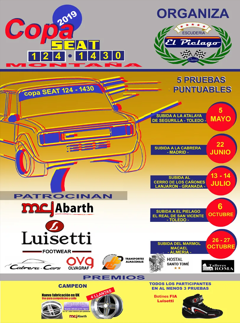 Copa SEAT 124 / 1430 — Cartel oficial