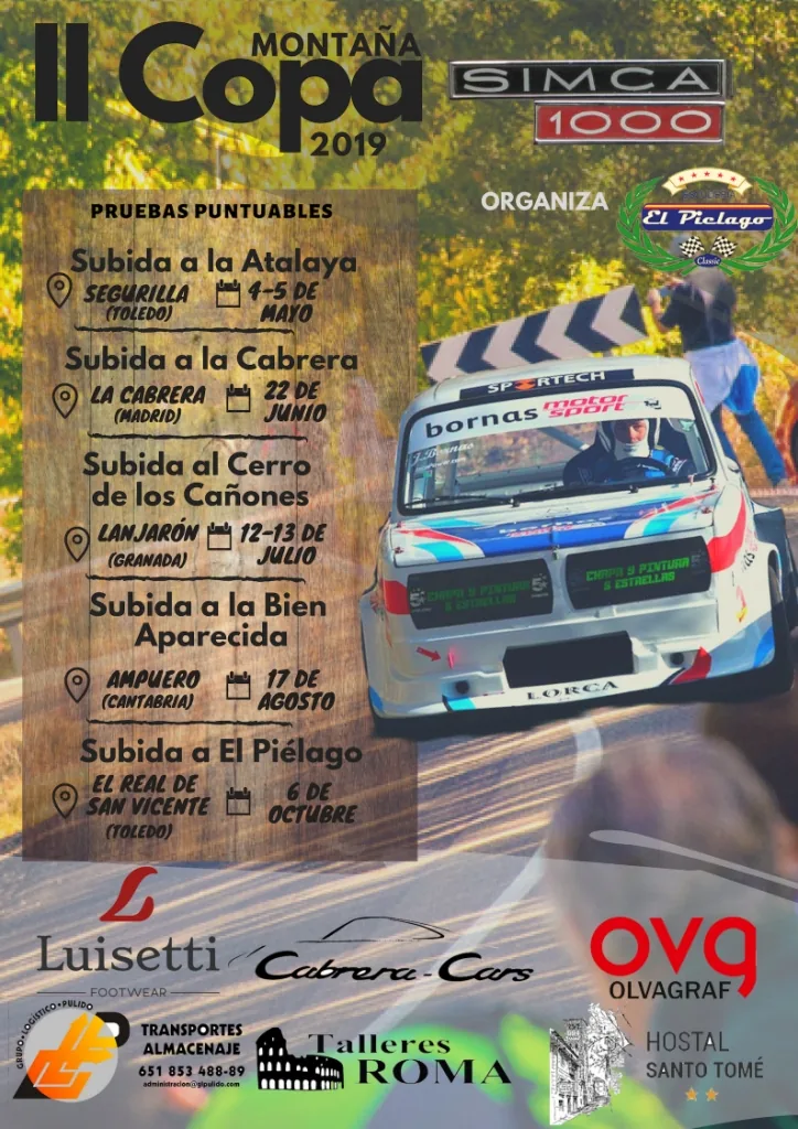 Copa SIMCA — Cartel oficial